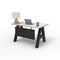 We'Re It A-Frame Writing Desk W/ Modesty Panel, 30 in D X 30 in H, 48 in W X Laminate AF4830-MOD-459 - alternate 5